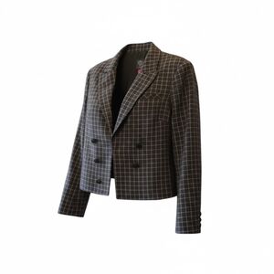 Vince Camuto -Heritage Check Blazer Jacket-Size 14 -EUC $98 Retail